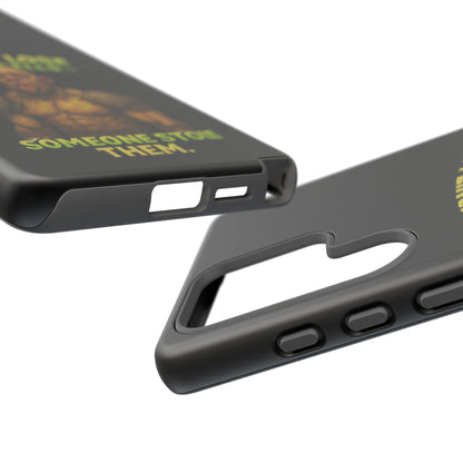 Phone Case — "I Didn't Lose Brain Cells, Someone Stole Them" Funny Zombie Warrior Protective Cover