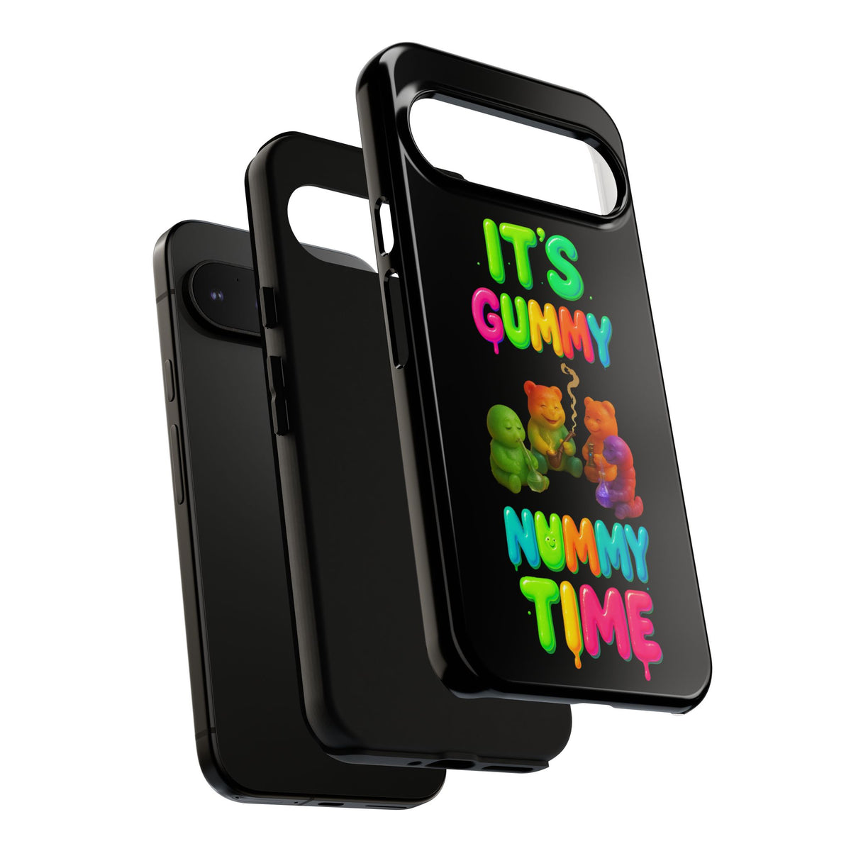 It's Gummy Nummy Time Phone Case — Colorful Gummy Bears Protective Case