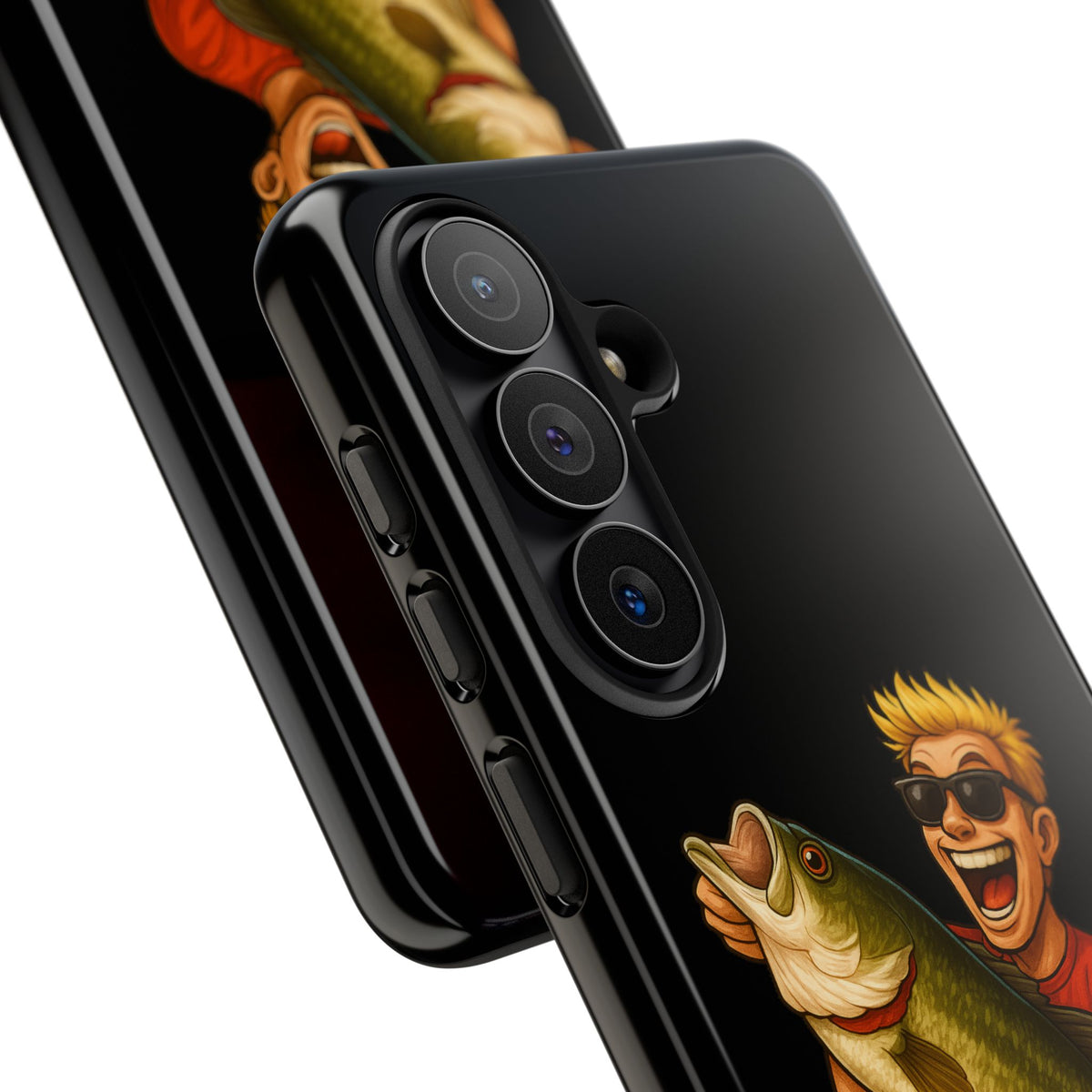 Fishing Phone Case — "I Came. I Cast. I Conquered." Graphic Bass Design