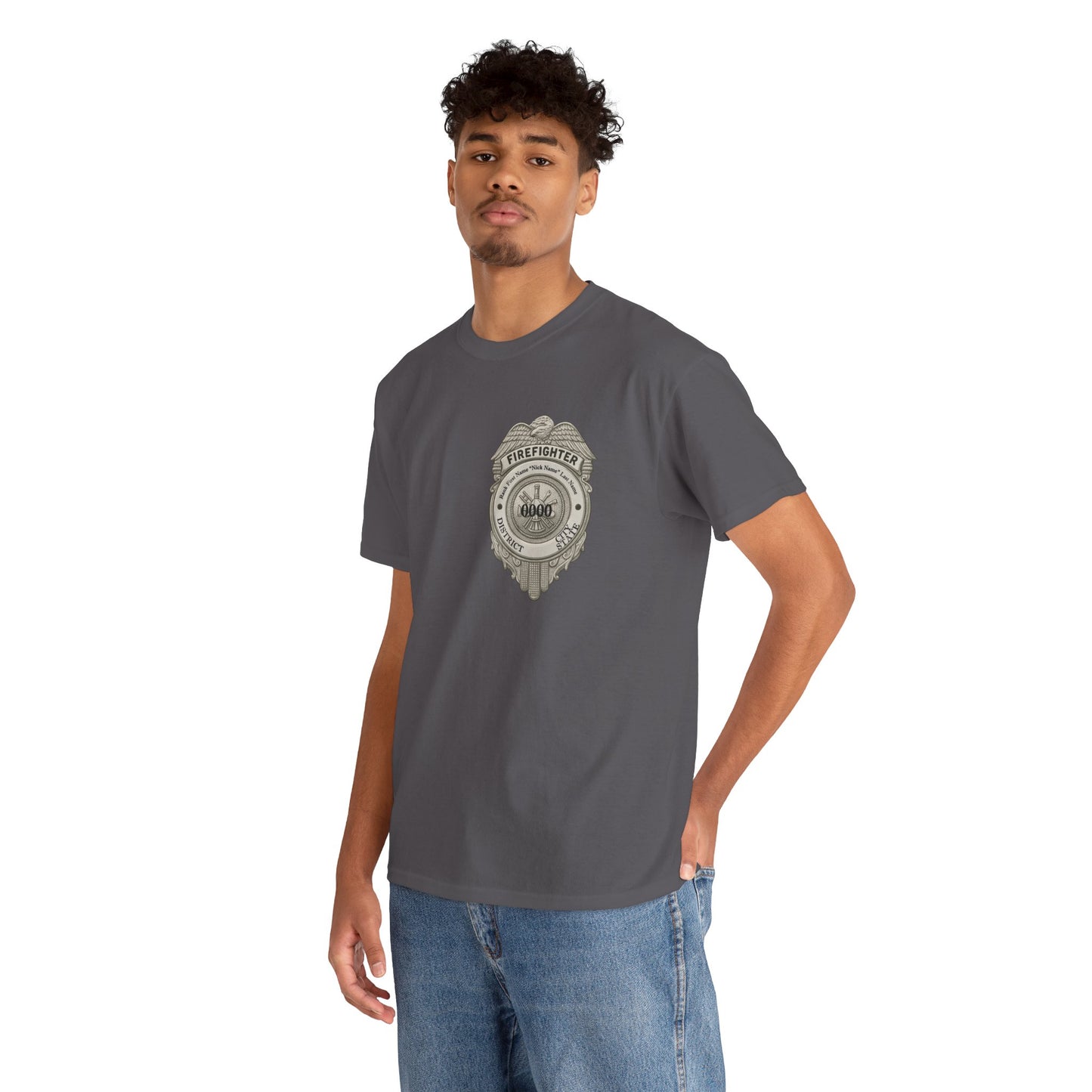 Not All Heroes Stand Tall – Firefighter Tribute Tee