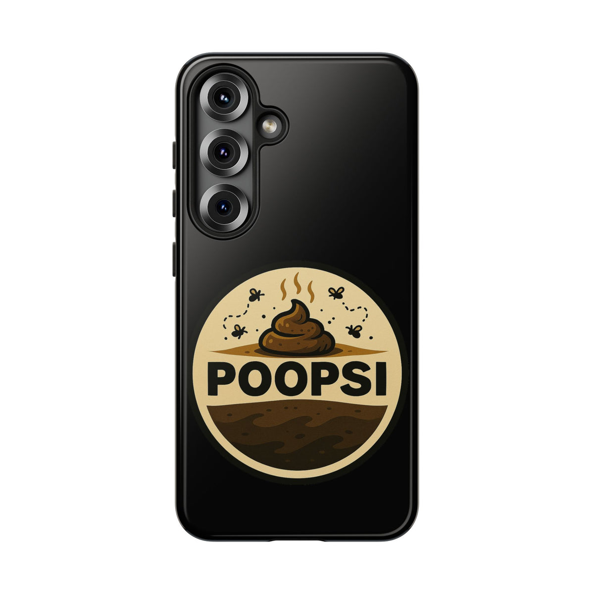 Phone Case — 'POOPSI' Funny Poop Logo Protective Cover