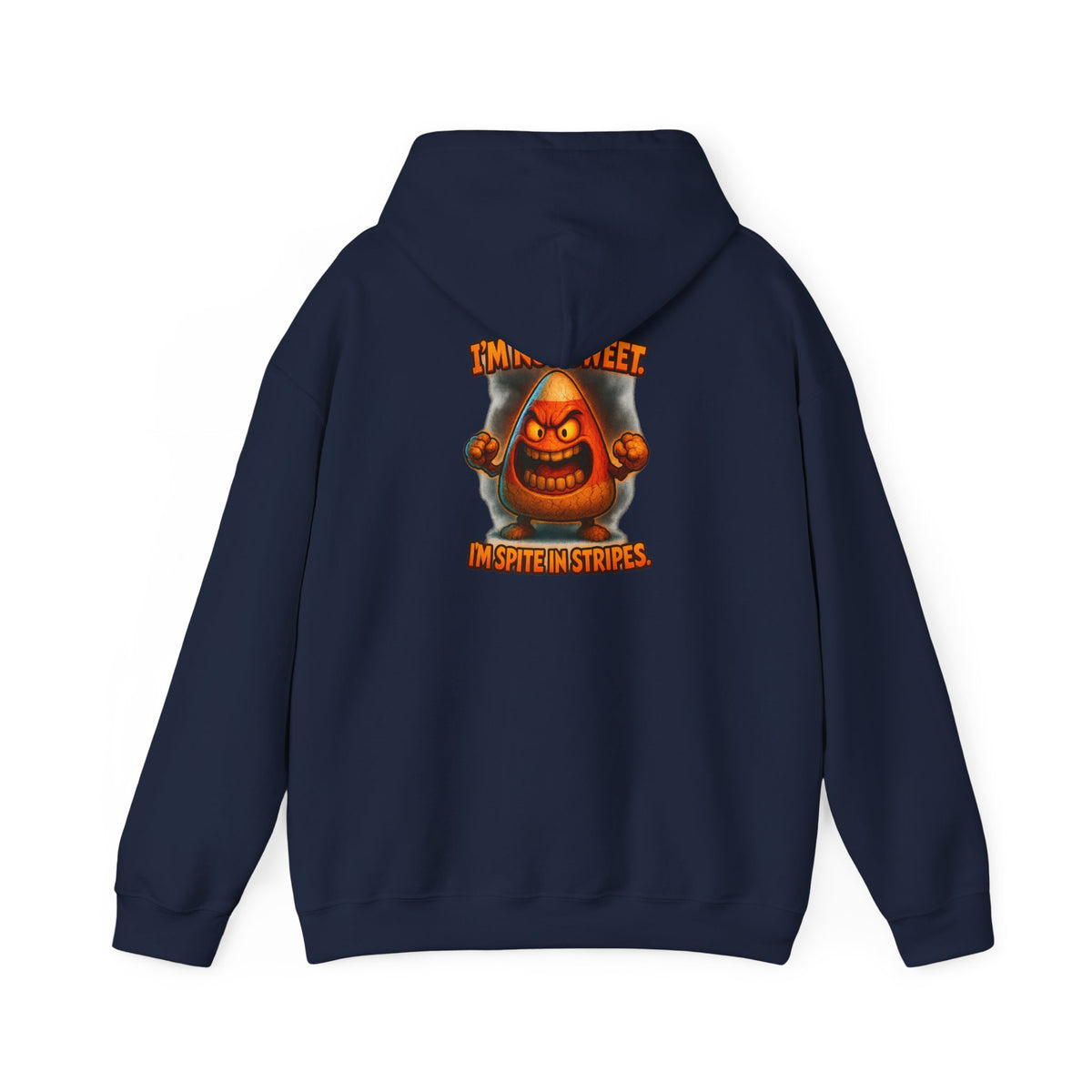 Hoodie — Angry Gnome Graphic "I'm No Gnome, In Spite of Stripes"
