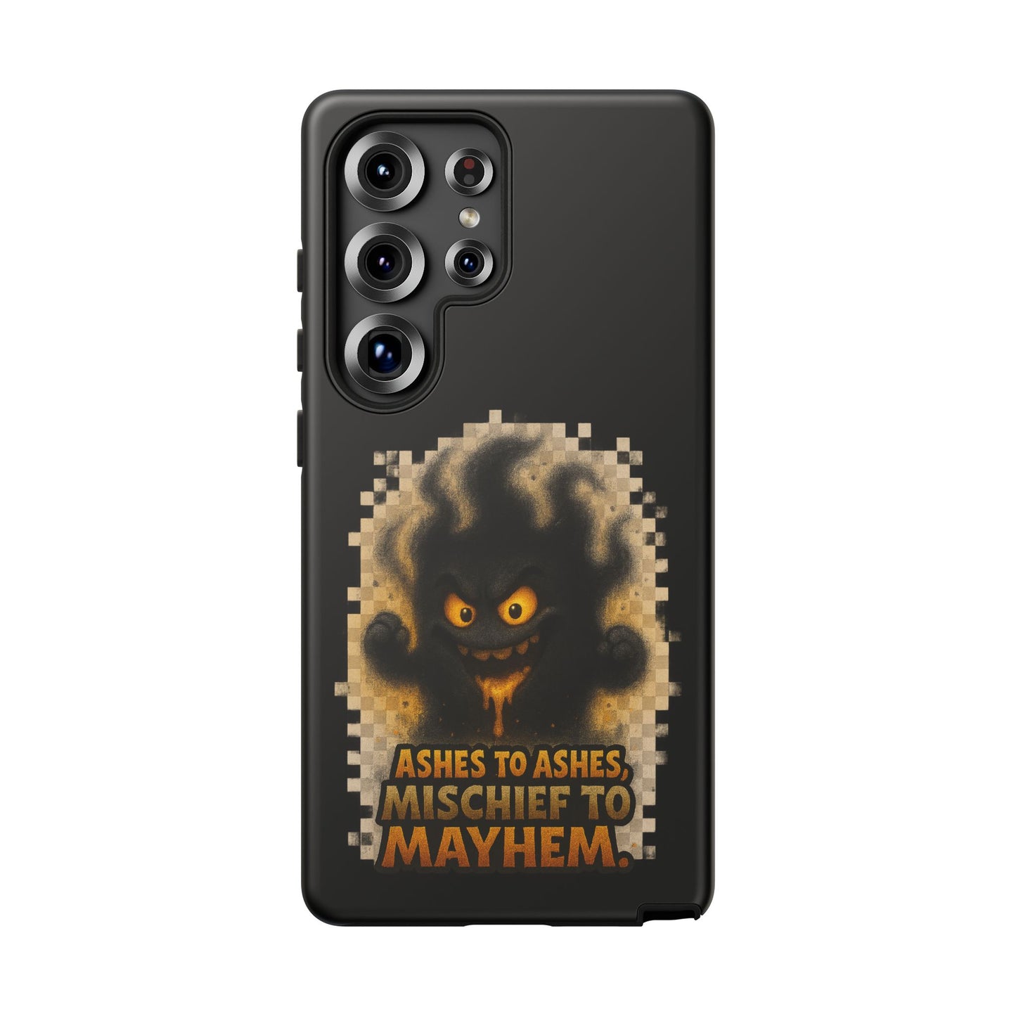 Phone Case — 'Ashes to Ashes, Mischief to Mayhem' Spooky Ghost Protective Case