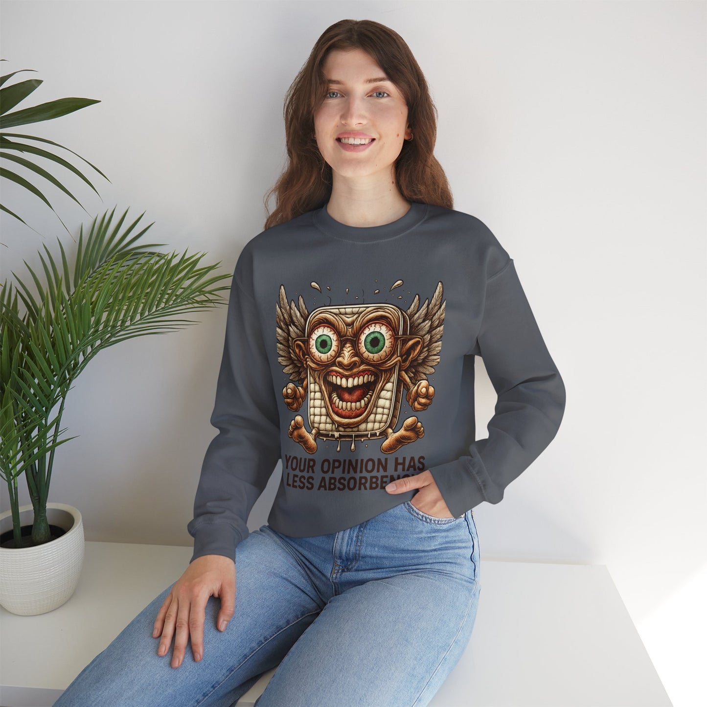 Your Opinion Has Less Absorbency – Flying Maxipad Sweatshirt