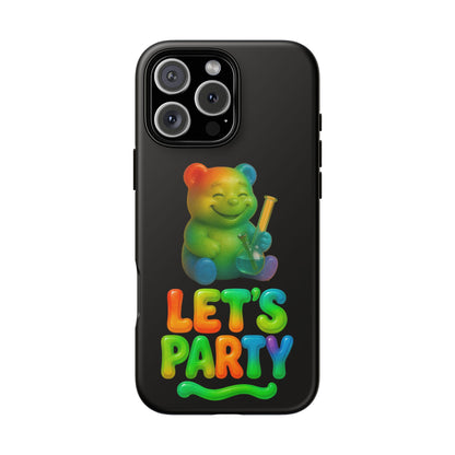 Let's Party Rainbow Bear Phone Case