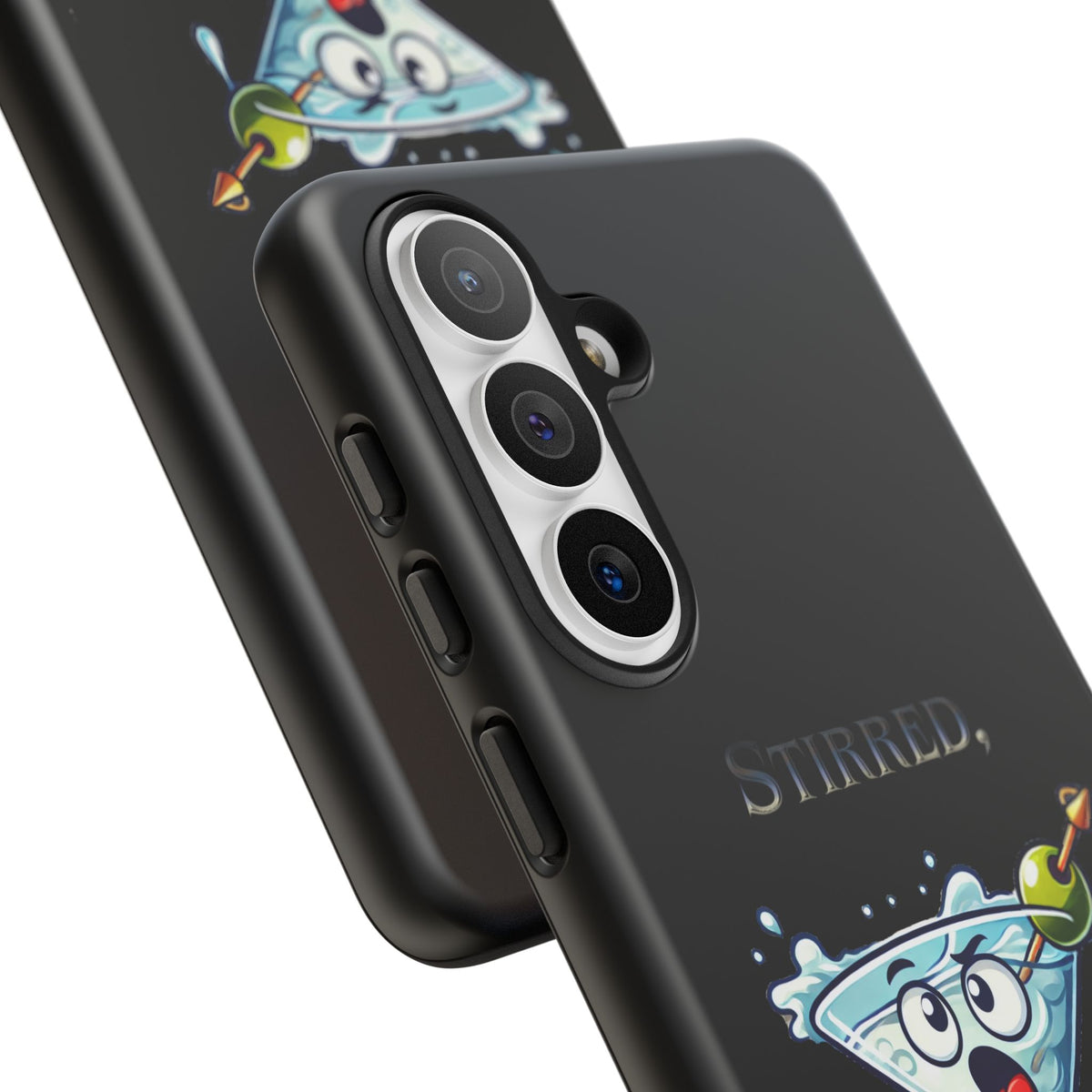 Stirred Not Shaken Phone Case — Funny Martini Cocktail Design