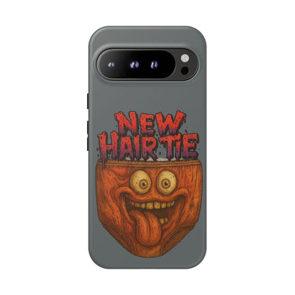 Phone Case — 'New Hairte' Funny Grinning Tongue-Out Monster Design