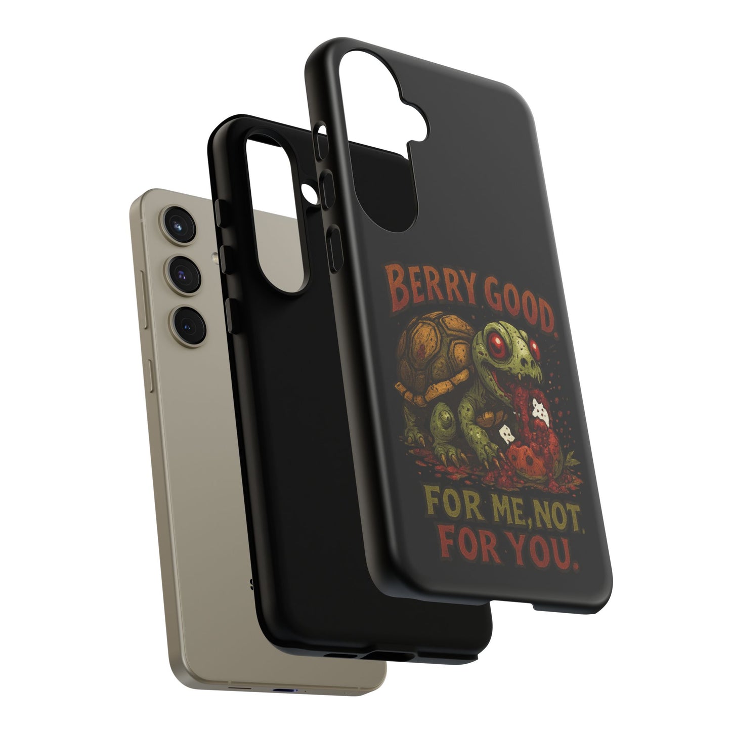 Phone Case — "Berry Good" Turtle Design (For Me, Not For You)