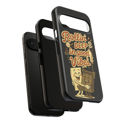 Phone Case — "Rollin' Deep in Good Vibes" Cartoon Retro Design