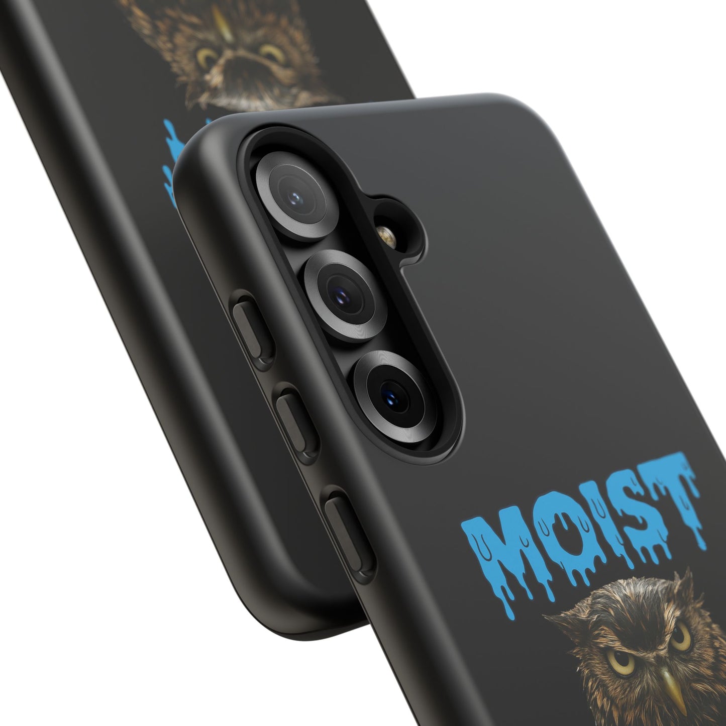 Moist Owlette Phone Case — Funny Owl Graphic Protective Case