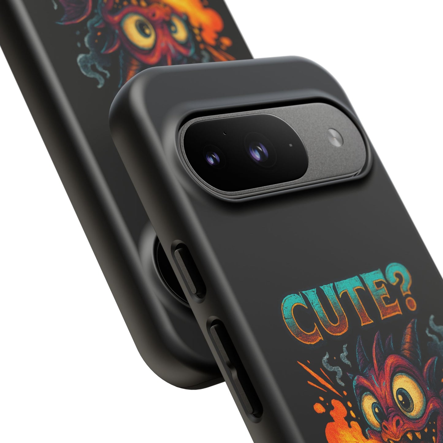 Phone Case — "Cute? I Prefer Dangerously Charming" Dragon Monster Protective Cover