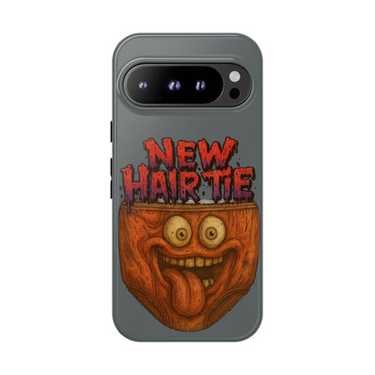 Phone Case — 'New Hairte' Funny Grinning Tongue-Out Monster Design