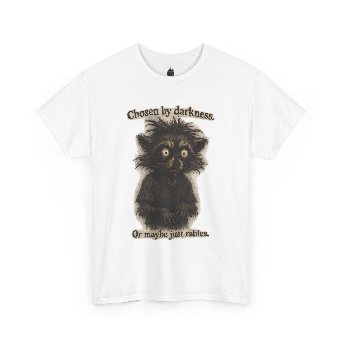 Chosen by Darkness Cat tee | Cute Black Cat Illustration