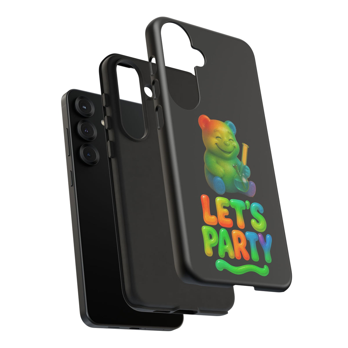 Let's Party Rainbow Bear Phone Case