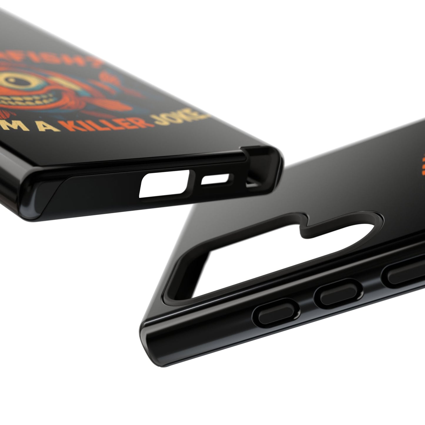 Phone Case — “Clownfish? I’m a Killer Joke.” Funny Creepy Fish Graphic