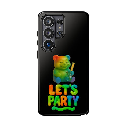 Let's Party Rainbow Bear Phone Case