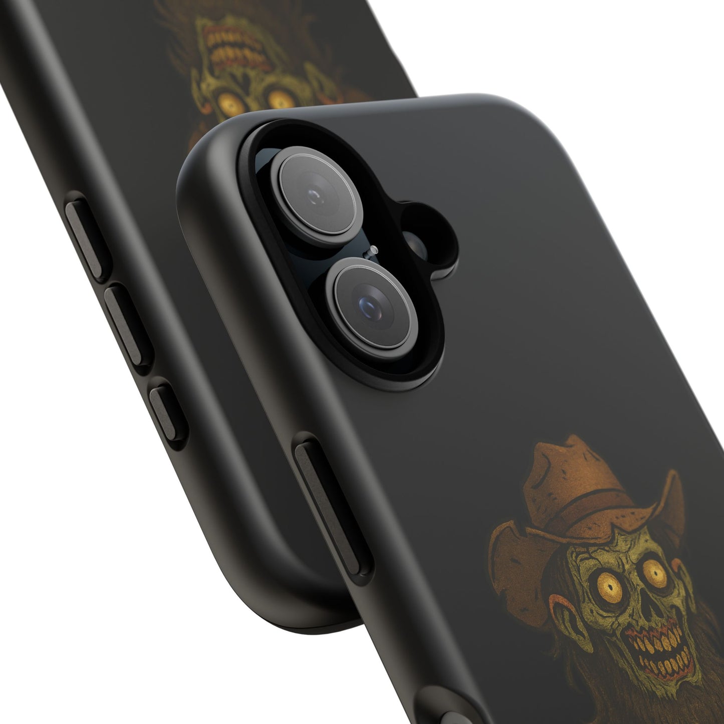 Zombie Cowboy Phone Case — "Ain't No Grave Gonna Hold This Yeehaw" Protective iPhone Cover