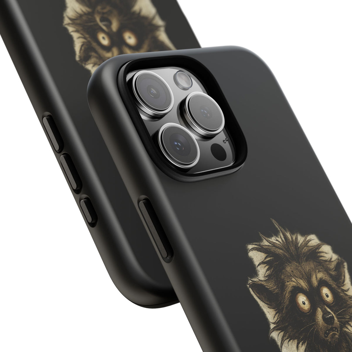Phone Case — "Chosen by Darkness (Or Maybe Just Rabies)" Cute Creepy Lemur Design