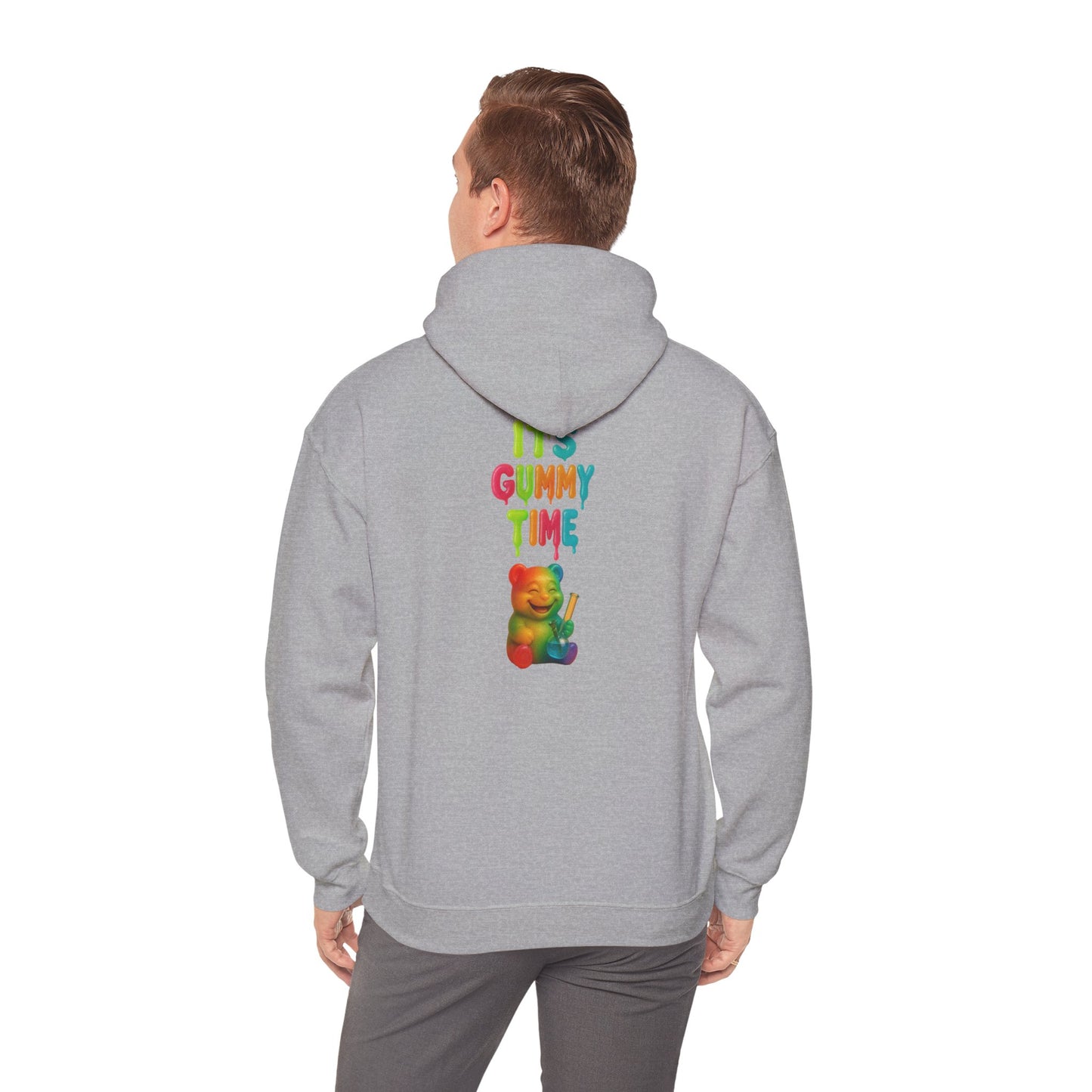Gummy Time Hoodie — Colorful Gummy Bear Graphic Pullover