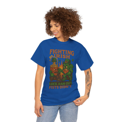 Fighting Irish leprechaun brawl T-Shirt | St. Patrick's Day boxing design