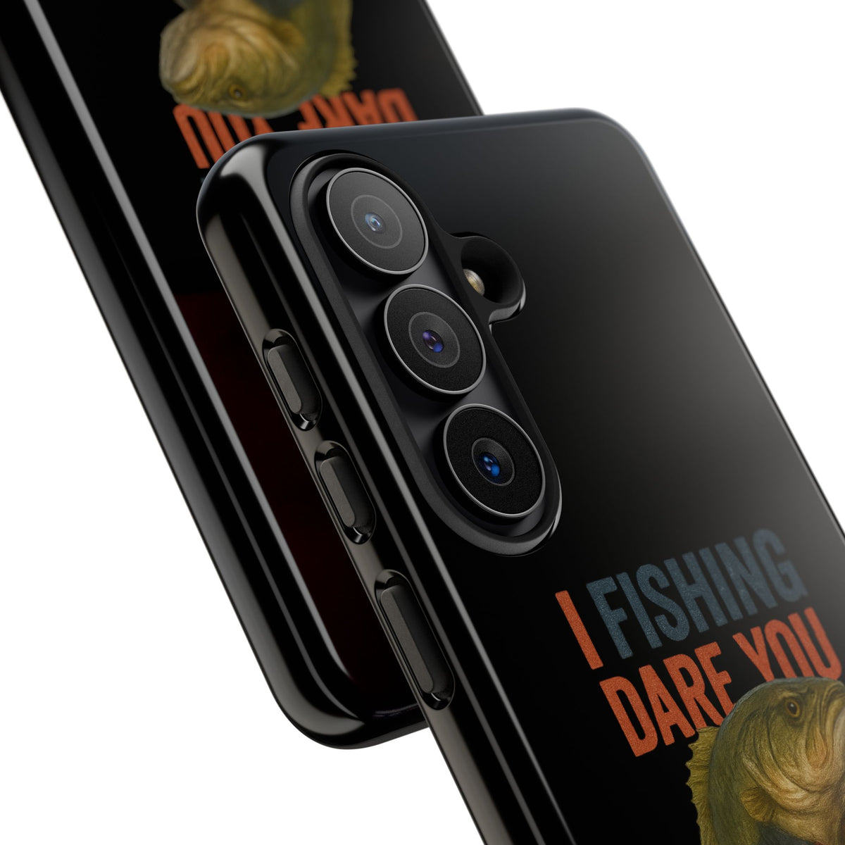 Fishing Dare You Phone Case — Funny Bass Angler Protective Cover