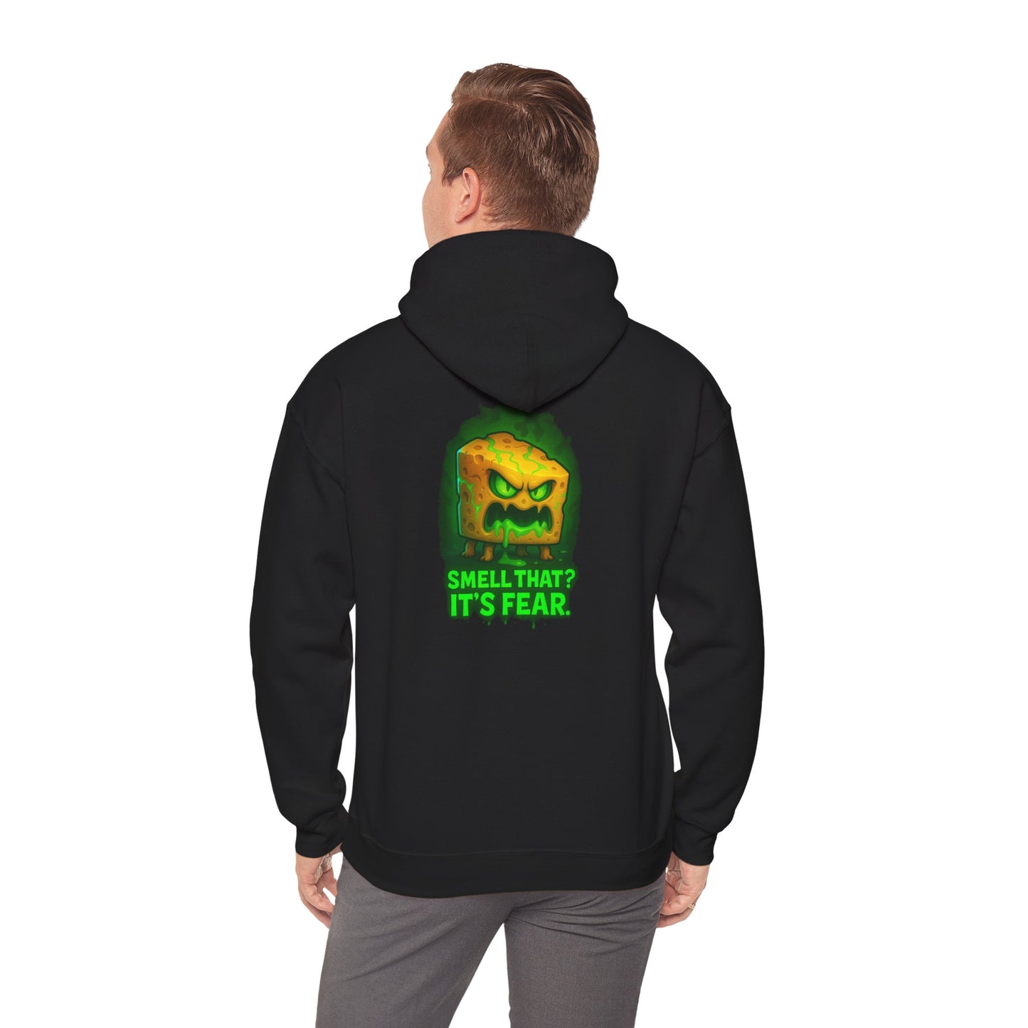 Fear Scent Hoodie — 'Smell That? It's Fear' Spooky Pumpkin Graphic Hoodie
