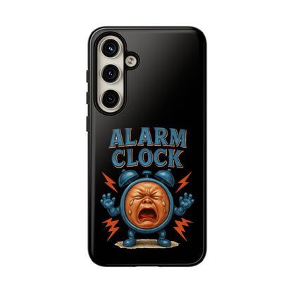 Phone Case — "Alarm Clock" Retro Screaming Clock Protective Cover