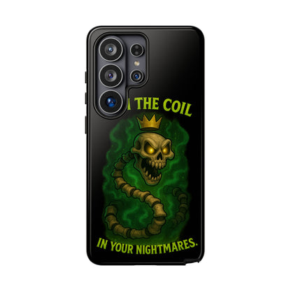 Tough Cases — “I Am The Coil In Your Nightmares” Skull Snake Shockproof Phone Case