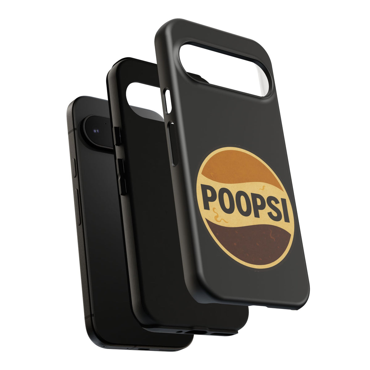 Poopsi Retro Logo Phone Case — Funny Vintage Soda-Inspired iPhone Cover
