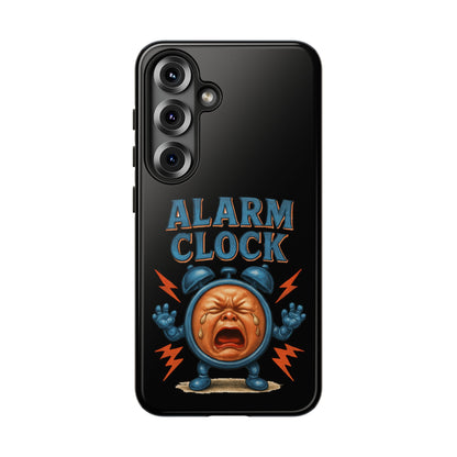 Phone Case — "Alarm Clock" Retro Screaming Clock Protective Cover