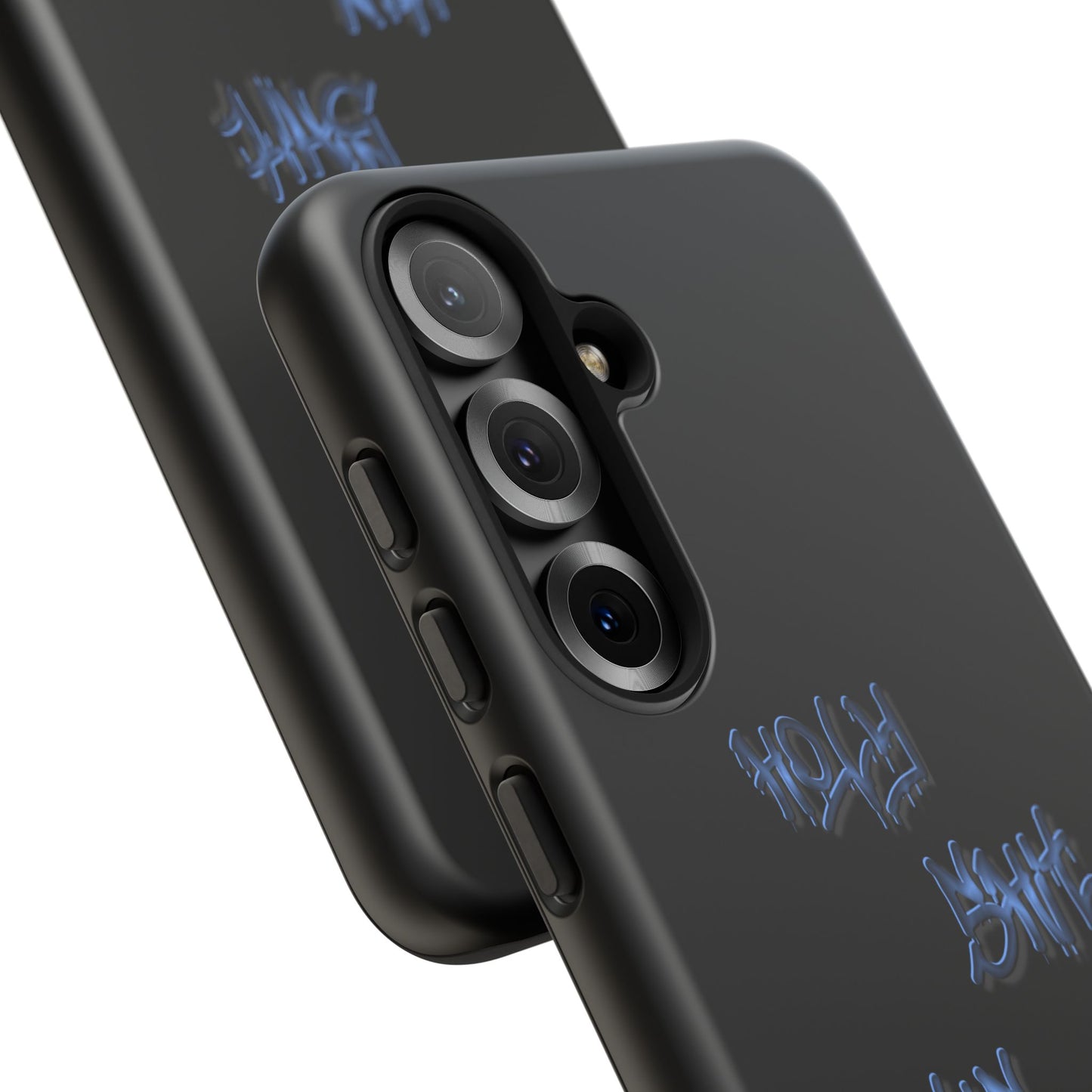 Phone Case — Blue Neon Graffiti "Tough Cases" Protective Cover