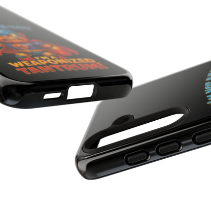 Phone Case — "I'm Not a Toy, I'm a Weaponized Tantrum" Cartoon Superhero Design