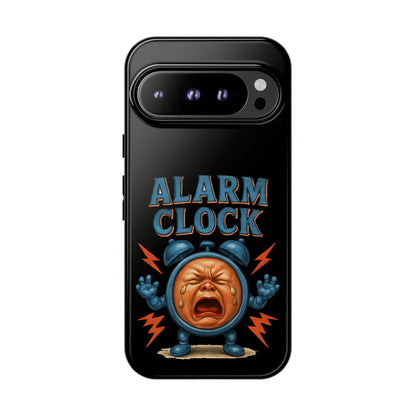 Phone Case — "Alarm Clock" Retro Screaming Clock Protective Cover