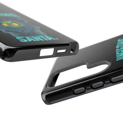 Phone Case - 'Jingle This, Santa' Spooky Holiday Protective Case
