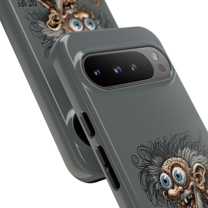 Phone Case — Funny Grumpy Troll Design: “Get Off My Lawn” Protective Cover