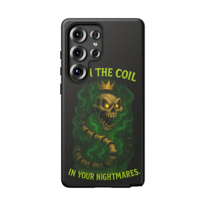 Tough Cases — “I Am The Coil In Your Nightmares” Skull Snake Shockproof Phone Case