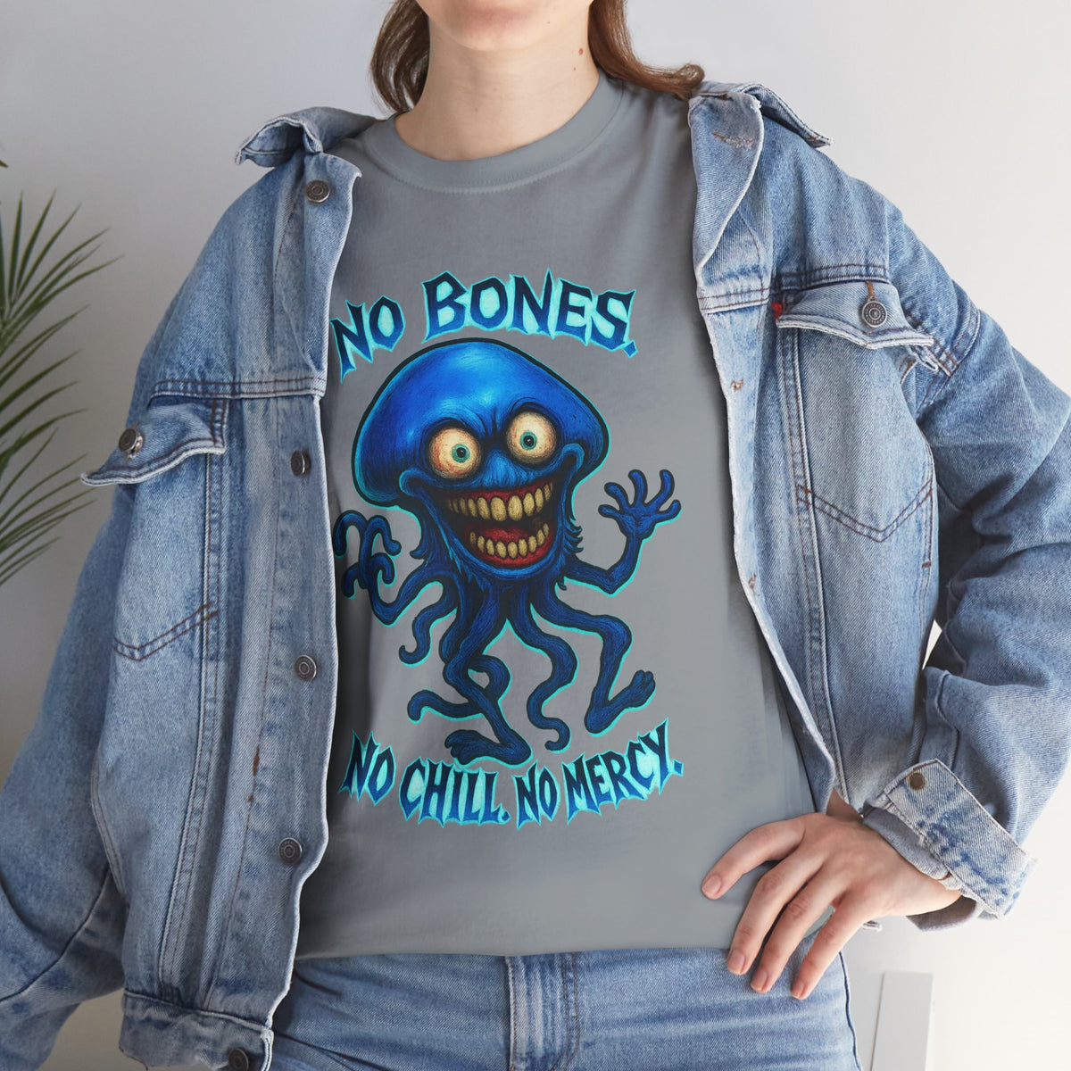 No Bones, No Chill, No Mercy – Jellyfish T-Shirt