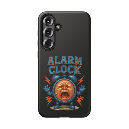Phone Case — "Alarm Clock" Retro Screaming Clock Protective Cover