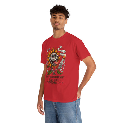 Photosmoke Sunflower – “I Photosmoke” Funny Stoner Plant T-Shirt