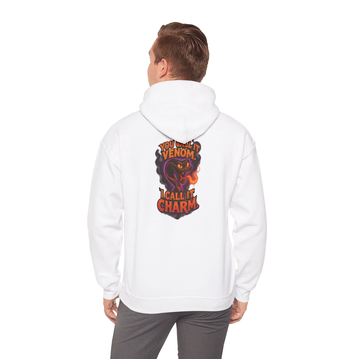 Venom I Call It Charm Hoodie — Spooky Snake Graphic Pullover