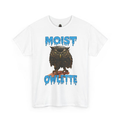 Moist Owlette T-Shirt | Cute Grumpy Owl Graphic