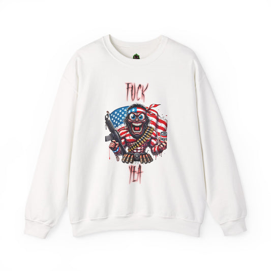 Patriotic Savage "F*** Yea" Crewneck