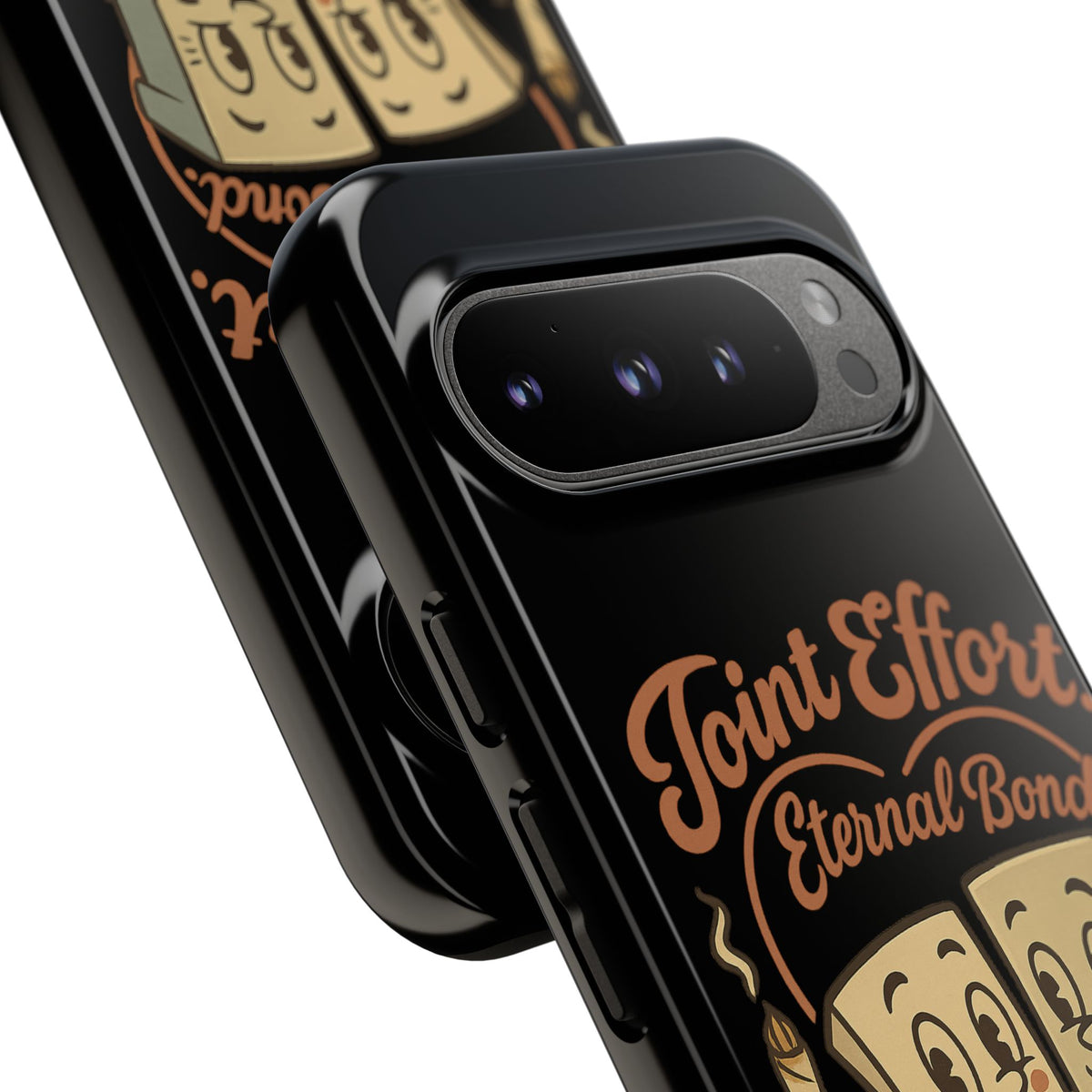 Phone Case — "Joint Effort Eternal Bond" Retro Cannabis Matchstick Design