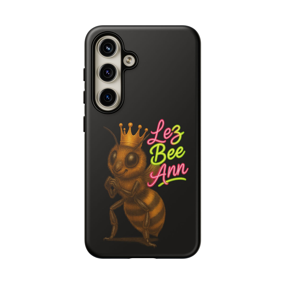 Phone Case — 'Lez Bee Ann' Queen Bee Tough Protective Cover