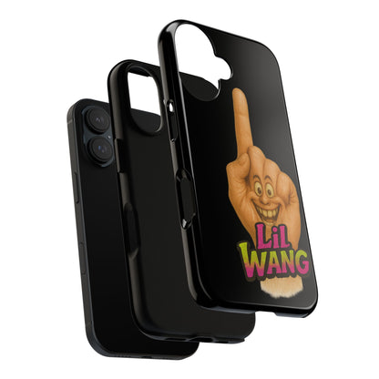 Phone Case — 'Lil Wang' Humorous Middle Finger Character Protective Cover