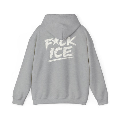 Hoodie — “F*ck Ice” Bold Graphic Back Print Hoodie