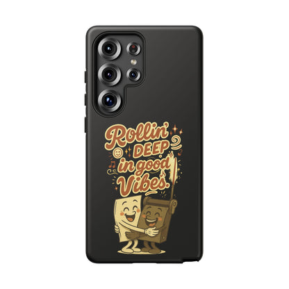 Phone Case — "Rollin' Deep in Good Vibes" Cartoon Retro Design