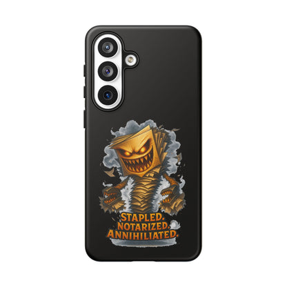Phone Case — Stapled, Notarized, Annihilated Lightning-Fast Protective Case