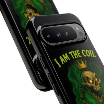 Tough Cases — “I Am The Coil In Your Nightmares” Skull Snake Shockproof Phone Case