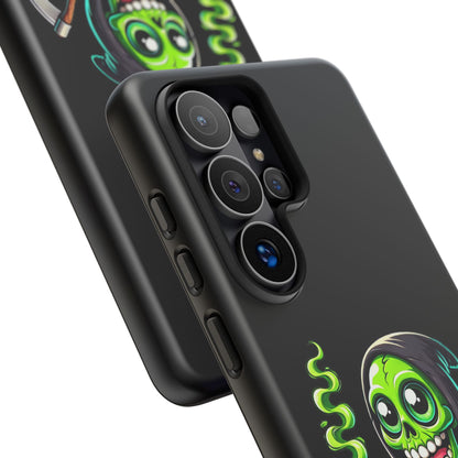 Grinning Green Reaper Phone Case